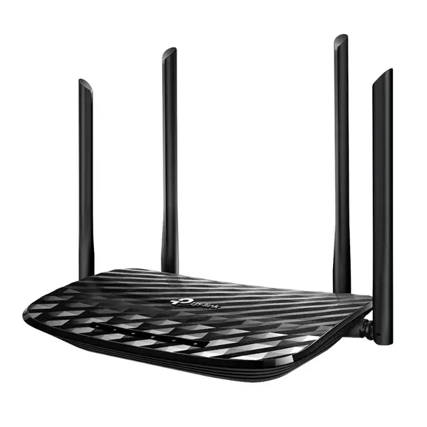 Archer-A6-V2.8 TP-LINK AC1200 Series Dual Band 802.11ac 5GHz 4-Ports LAN 1-Port WAN RJ-45 4x Fixed High-Performance Antennas...