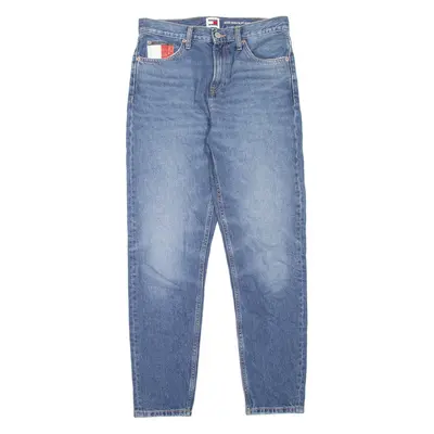 TOMMY JEANS Izzie Womens Jeans Blue Slim Tapered Stone Wash W26 L28