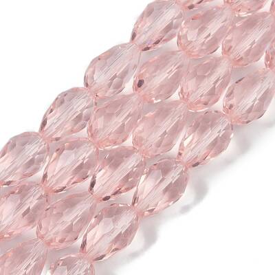Transparent Glass Beads Strands