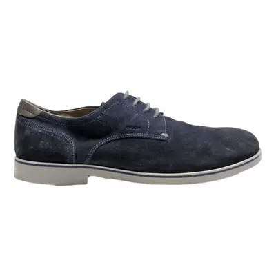 GEOX Oxford Shoes Blue Leather Mens UK 8