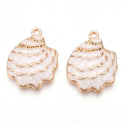 Rack Plating Alloy Enamel Pendant