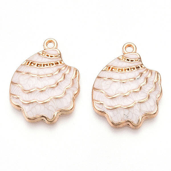 Rack Plating Alloy Enamel Pendant