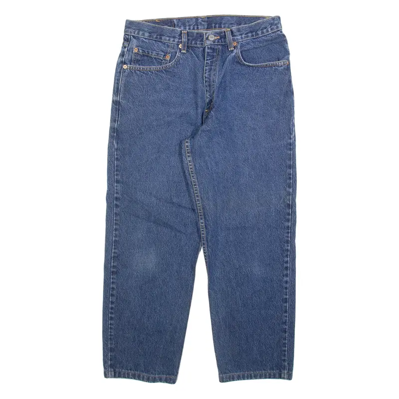 LEVI'S 550 Jeans Mens Blue Relaxed Straight W33 L27