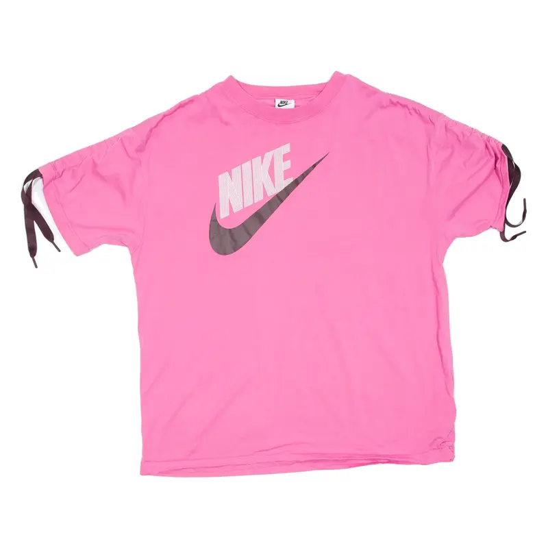 NIKE Womens T-Shirt Pink S