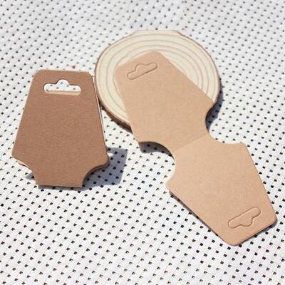 Blank Cardboard Necklace Display Cards