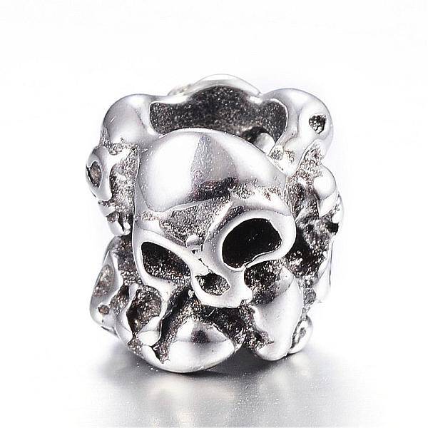 316 Surgical Stainless Steel European Beads