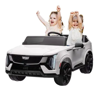 Garvee 24V 2-Seater Kids Ride On Car Licensed Cadillac Electric Toy with 2.4G Remote, Spring Suspension, Music, LED Lights, B...