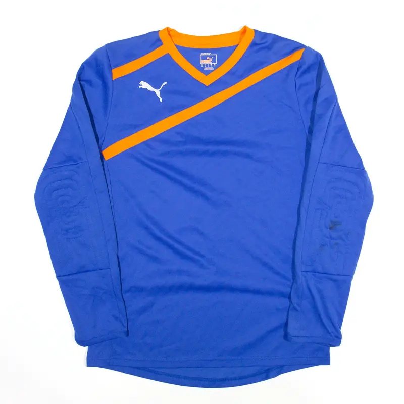 PUMA Sweatshirt Blue V-Neck Mens M