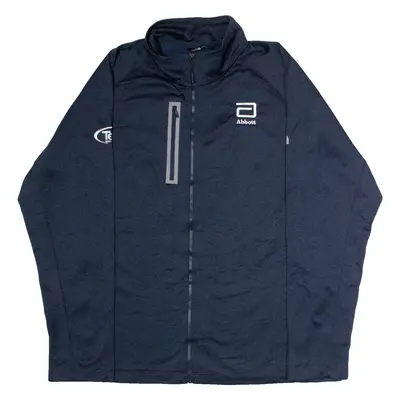 THE NORTH FACE Abbott Mens Shell Jacket Blue Knit 2XL