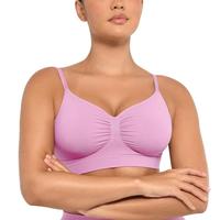 FeelinGirl Women's Wireless Sculpt Bra Comfort Bralettes No Underwire Unlined Cami Bra Seamless Tshirt Bras Sports Bra Casual...