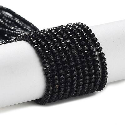 Natural Black Tourmaline Beads Strands