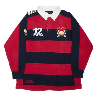 KEVINGSTON Garroniers Rugby Spain Mens Sweatshirt Red Collared XL