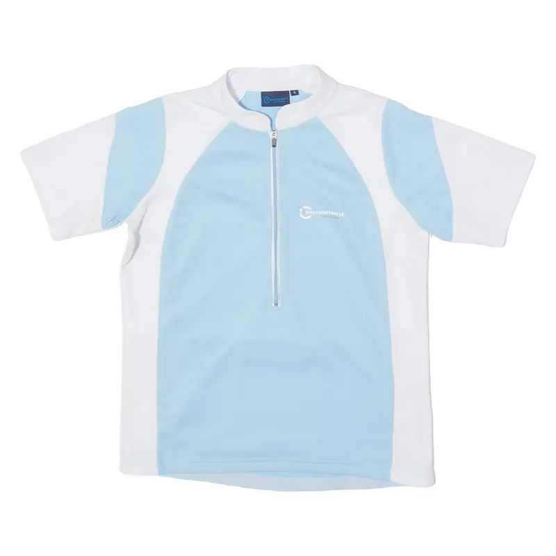 MOVEMENT Cycling Womens Jersey Blue 1/2 Zip S