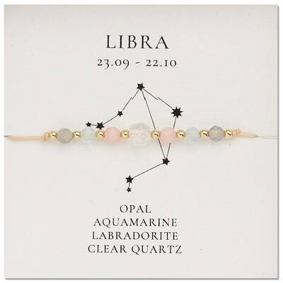 Natural Gemstone Constellation Beaded Bracelets