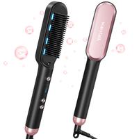 Wavytalk Sleek Sweep Ionic Hair  Anti-Scald Ceramic Straightener Brush