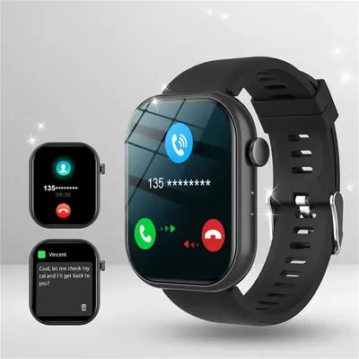 Smart Watch with Wireless Calling/Dial, Multiple Sport Mode, Calling Reminder and Rejection, Sms Reminder, Custom Wallpaper, ...