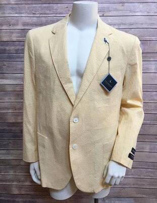 Yellow Seersucker Suit