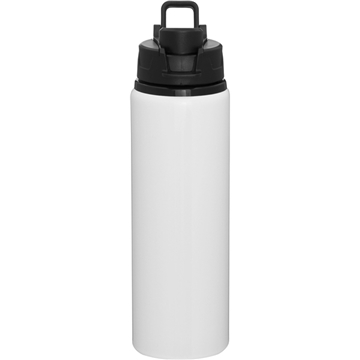 48 Customized 28 oz H2go Surge - White - Aluminum