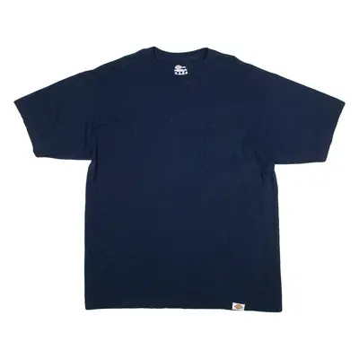 DICKIES Mens T-Shirt Blue XL