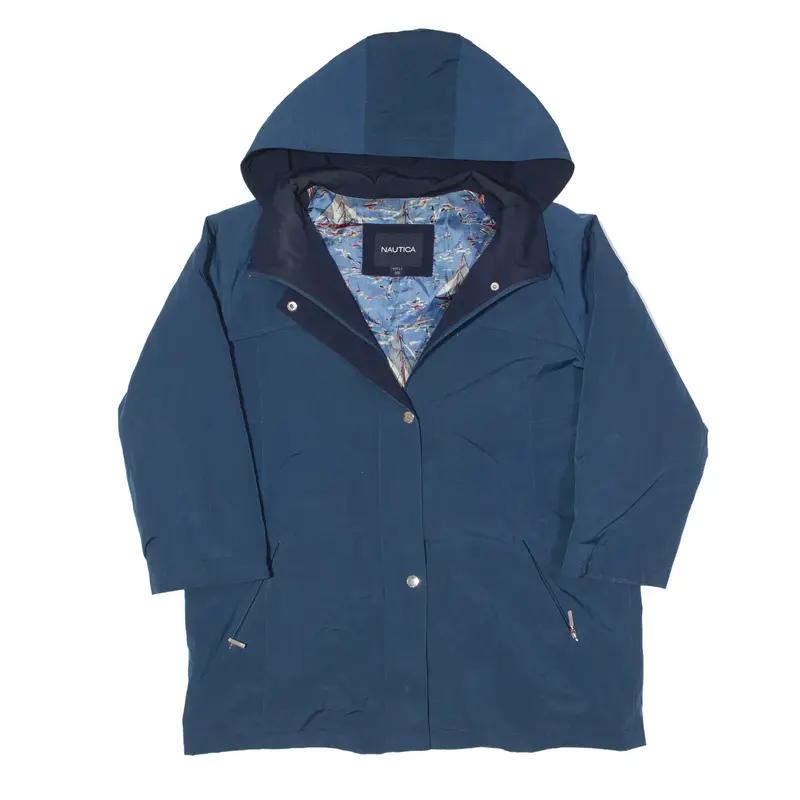 NAUTICA Lightweight Parka Jacket Blue Womens L