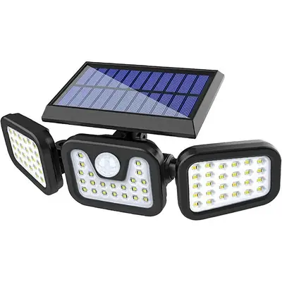 Solar Outdoor Light, 6500K Ultra-Bright Daylight Color Temperature, IP65 Waterproof Outdoor Wall Light, Ultra-Sensitive Senso...