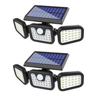 Solar outdoor wall lights with motion sensors, solar outdoor wall lights, waterproof wall hanging LED lights, 3 lighting mode...