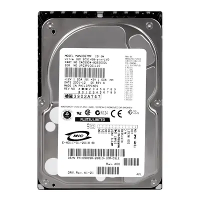 9H098 Dell 36GB Ultra-320 SCSI 10000 3.5-inch Hard Drive