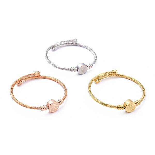 304 Stainless Steel Cuff Bangles Sets