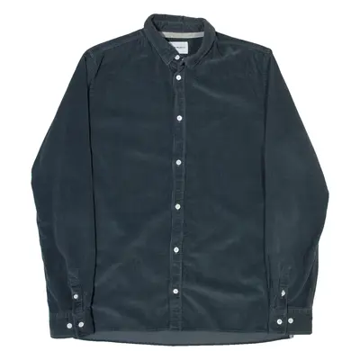 NORSE PROJECTS Mens Corduroy Shirt Grey Long Sleeve M