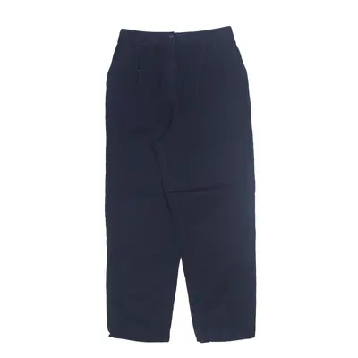SAG HARBOR Chino Trousers Blue Relaxed Straight Wool Womens W26 L26