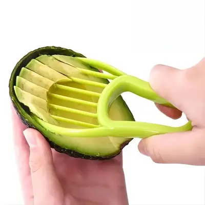 Multi-function Avocado Cutter, 1 Count Avocado Slicer, Plastic Portable Avocado Scooper, Fruit & Vegetable Utensils for Home ...