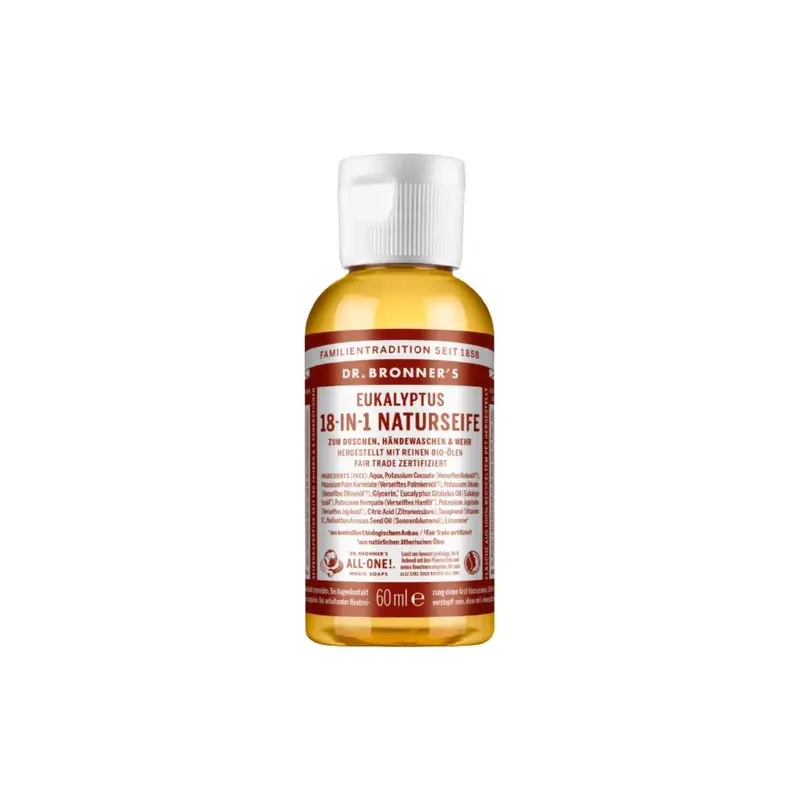 Dr. bronner's Liquid Soap 18in1 - Eucalyptus, 60 ml
