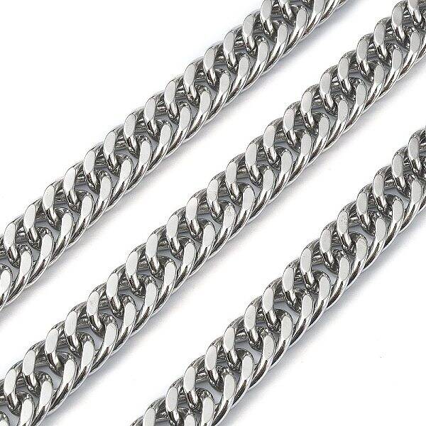 Tarnish Resistant 304 Stainless Steel Cuban Link Chains
