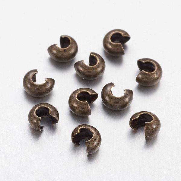 Brass Crimp Beads Covers
