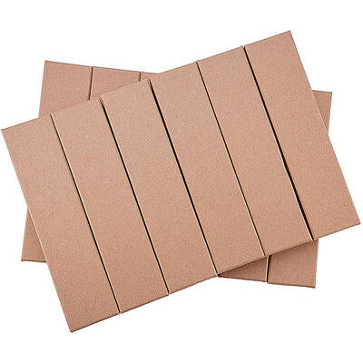 BENECREAT 20 Pack Necklace Bracelet Box 17x4x2.5cm Kraft Brown Rectangle Cardboard Jewelry Boxes Small Gift Box for Wedding P...