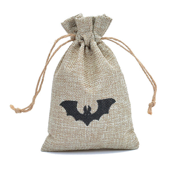 Halloween Burlap Packing Pouches