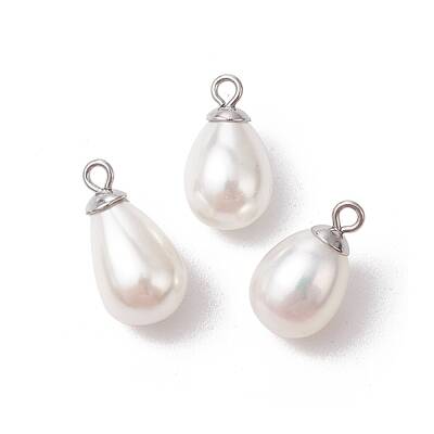 Natural Cultured Freshwater Pearl Teardrop Pendants