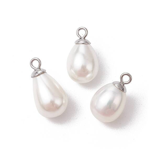Natural Cultured Freshwater Pearl Teardrop Pendants