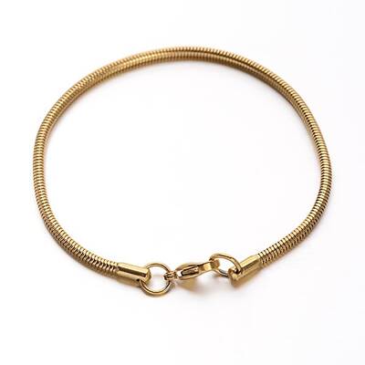 304 Stainless Steel Snake Chains Bracelets