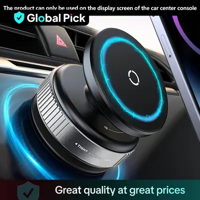 360° Adjustable Suction Cup Car Phone Holder, Magnetic Car Phone Holder, Universal Car Interior Accessories for Car, Gym, Ba...