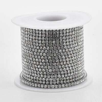 304 Stainless Steel Rhinestone Strass Chains