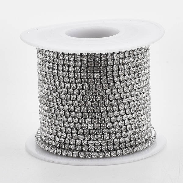 304 Stainless Steel Rhinestone Strass Chains