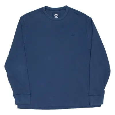 TIMBERLAND Sleepwear Mens T-Shirt Blue Long Sleeve XL
