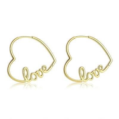 Brass Huggie Hoop Earrings