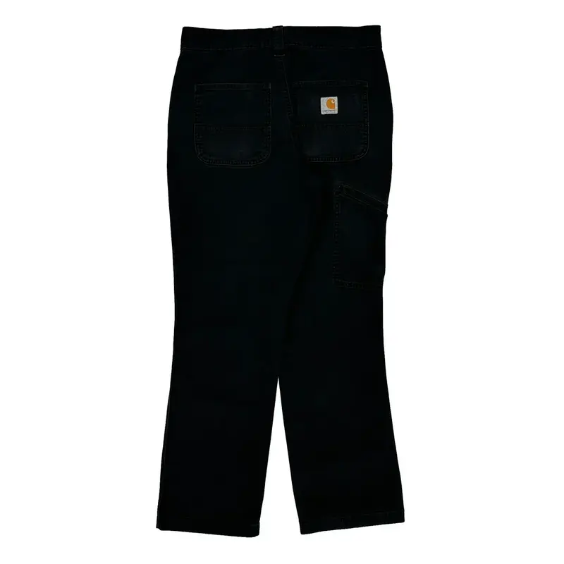 Carhartt Trousers - 30W 29L Black Cotton Blend