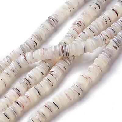 Natural Trochid Shell/Trochus Shell Beads Strands