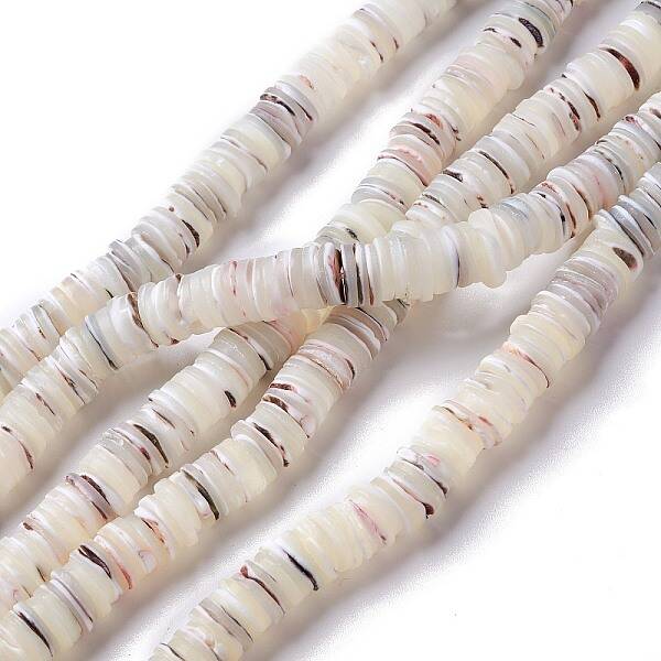 Natural Trochid Shell/Trochus Shell Beads Strands