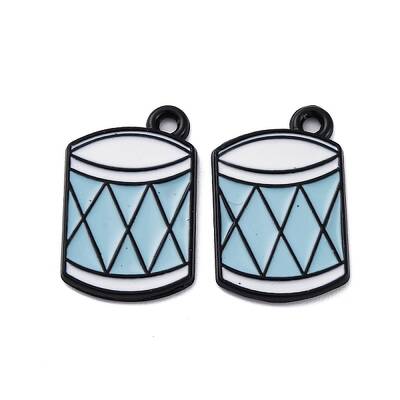 Spray Painted Alloy Pendants
