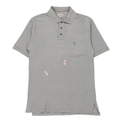 Calvin Klein Jeans Polo Shirt - Medium Grey Cotton
