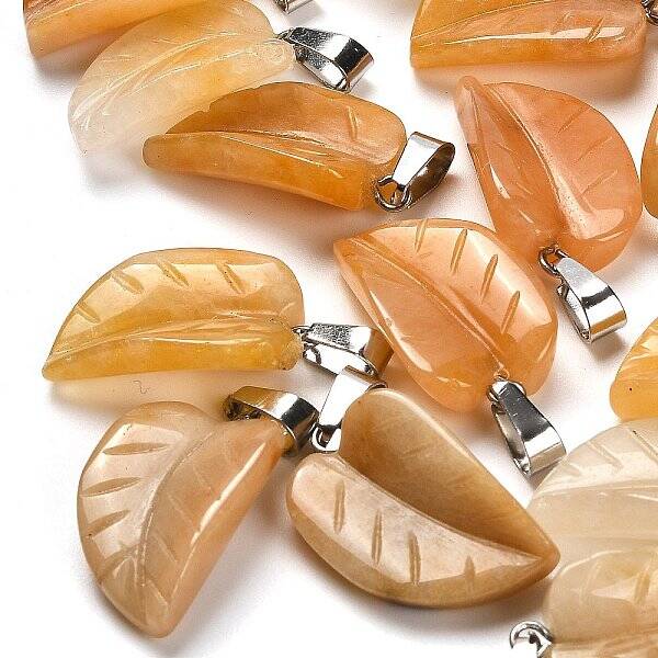 Natural Topaz Jade Pendants